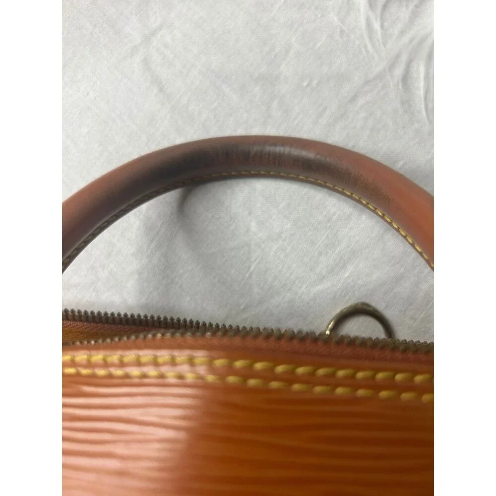 Louis Vuitton Alma PM Epi Leather Handbag With Gold Hardware